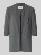 Only Regular Fit Longblazer mit 3/4-Arm Modell 'ELLY' in Mittelgrau Me...