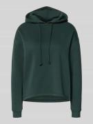 Pieces Regular Fit Hoodie aus Baumwoll-Mix Modell 'CHILLI' in Dunkelgr...