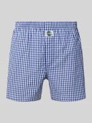 Deal Regular Fit Boxershorts mit Logo-Patch Modell 'Check' in Marine, ...