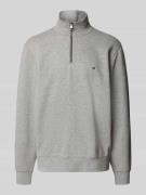 Tommy Hilfiger Oversized Pullover aus Baumwoll-Mix in Hellgrau, Größe ...
