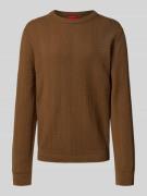 HUGO Regular Fit Strickpullover aus reiner Baumwolle Modell 'SIMO' in ...