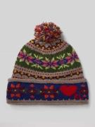 Polo Ralph Lauren Pudelmütze mit Pommel in Oliv, Größe 1