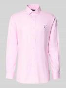 Polo Ralph Lauren Slim Fit Business-Hemd mit Kentkragen in Rose, Größe...