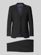 Pierre Cardin Anzug mit Reverskragen in Black, Größe 25