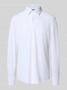 BOSS Slim Fit Businesshemd aus Performance Stretch Modell 'HANK' in We...