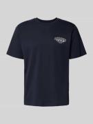 Jack & Jones T-Shirt mit Label-Print Modell 'MAKOTO' in Marine, Größe ...