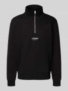 Jack & Jones Troyer mit Troyer-Kragen Modell 'SOHO' in BLACK, Größe L