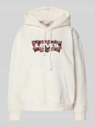 Levi's® Oversized Hoodie mit Kapuze in Offwhite, Größe L