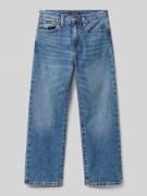 Polo Ralph Lauren Kids Relaxed Fit Jeans mit Label-Detail in Blau, Grö...