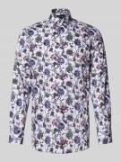 OLYMP Modern Fit Businesshemd mit Kentkragen in Weiss, Größe 42