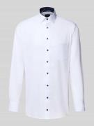 OLYMP Modern Fit Businesshemd aus reiner Baumwolle in Weiss, Größe 40