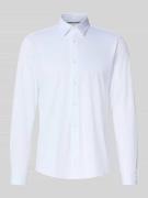 BOSS Slim Fit Businesshemd mit Struktur Modell 'P-ROAN' in Weiss, Größ...