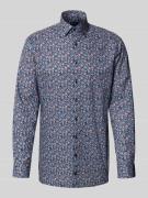 OLYMP Modern Fit Freizeithemd mit Kentkragen in Marine, Größe 39