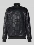 adidas Originals Sweatjacke mit Stehkragen in Black, Größe L