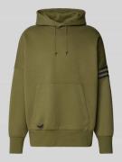 adidas Originals Hoodie mit Kapuze in Oliv, Größe L