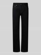 Levi's® Regular Fit Jeans mit Eingrifftaschen Modell '505™' in Black, ...