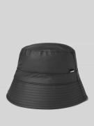 RAINS Bucket Hat in Leder-Optik in Black, Größe S/M