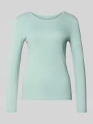 Christian Berg Woman Longsleeve mit Rundhalsausschnitt in Helltuerkis,...
