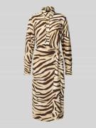 Lauren Ralph Lauren Midikleid mit Allover-Animal-Print Modell 'Jaybin'...