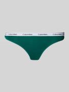 Calvin Klein Underwear String mit elastischem Logo-Bund in Dunkelgruen...