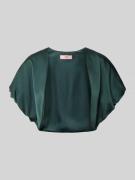 V.M. Bolero mit kurzärmeligem Design in Dunkelgruen, Größe 32