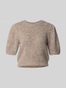 Vero Moda Regular Fit Strickpullover mit Woll-Anteil Modell 'NOVAH' in...