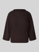 OPUS Pullover mit 3/4-Arm Modell 'Gulopi' in Schoko, Größe 36
