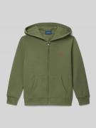 Polo Ralph Lauren Kids Sweatjacke mit Kapuze in Hellgruen, Größe 104
