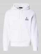 Polo Ralph Lauren Hoodie mit Label-Stitching in Weiss, Größe L