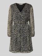 Only Tailliertes Freizeitkleid mit Ballonärmeln Modell 'CERA' in Offwh...