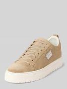 Antony Morato Sneaker aus echtem Leder mit Logo-Applikation Modell 'Su...