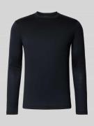 Emporio Armani Longsleeve mit Rundhalsausschnitt in Marine, Größe XL