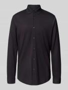 ARMANI EXCHANGE Regular Fit Freizeithemd mit Haifischkragen in Marine,...