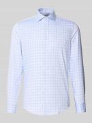 SEIDENSTICKER Slim Fit Business-Hemd mit Kentkragen in Bleu, Größe 43