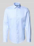 SEIDENSTICKER Slim Fit Business-Hemd mit Kentkragen in Bleu, Größe 43