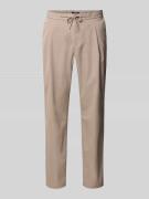 MCNEAL Regular Fit Stoffhose mit Gesäßtaschen in Hazel, Größe L