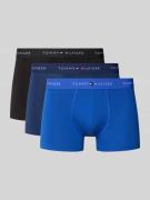 Tommy Hilfiger Slim Fit Trunks aus Baumwoll-Mix in Blau, Größe M