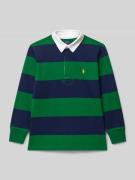 Polo Ralph Lauren Teens Longsleeve mit Polokragen in Gruen, Größe M