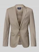 MCNEAL Super Slim Fit 2-Knopf-Sakko mit Pattentaschen in Beige, Größe ...