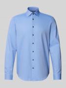 Jake*s Regular Fit Business-Hemd mit Kentkragen in Royal, Größe 41/42