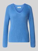 Marc O'Polo Regular Fit Strickpullover aus reiner Baumwolle in Hellbla...