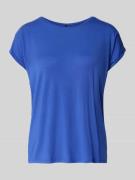 Vero Moda Regular Fit T-Shirt aus Lyocell-Mix Modell 'AVA' in Royal, G...