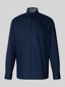 ETERNA Regular Fit Freizeithemd mit Brusttasche Modell 'Kent' in Marin...