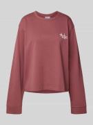 JAKE*S STUDIO WOMAN Longsleeve in Ripp-Optik mit Rundhalsausschnitt in...