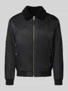MCNEAL Regular Fit Jacke mit Umlegekragen in Black, Größe L