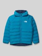 The North Face Steppjacke mit Label-Print in Rauchblau, Größe XXL