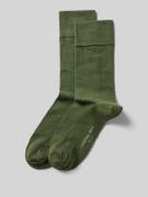 Christian Berg Men Socken mit Label-Print im 2er-Pack in Dunkelgruen, ...