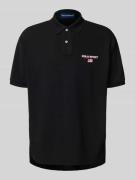 Polo Ralph Lauren Regular Fit Poloshirt mit Logo-Stitching in Black, G...