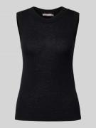 Christian Berg Woman Selection Stricktop aus Wolle mit Rundhalsausschn...