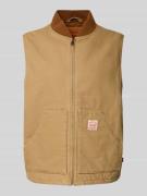 Levi's® Weste mit Stehkragen Modell 'SANSOME' in Beige, Größe L